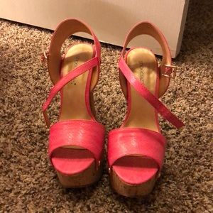 Pink sandals